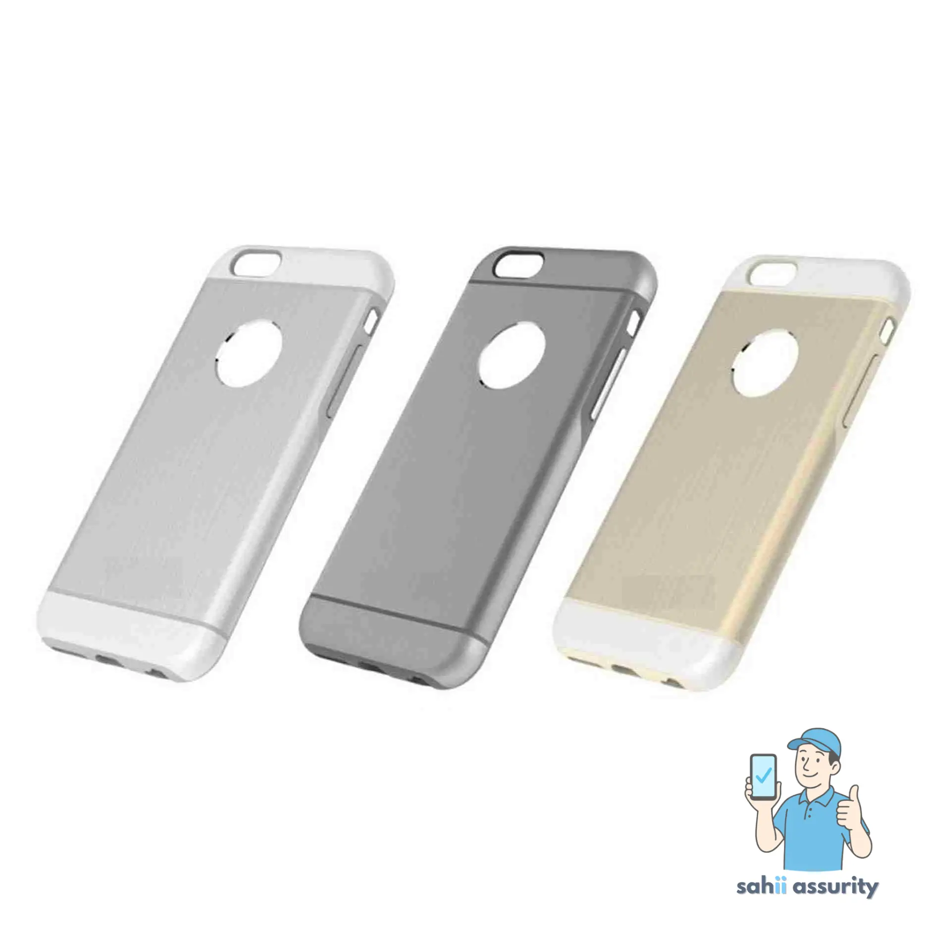 Transparent Back Case for Apple Iphone 6